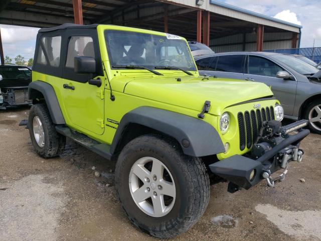 JEEP WRANGLER S 2016 with VIN 1C4AJWAGXGL325487 - Photo from auction