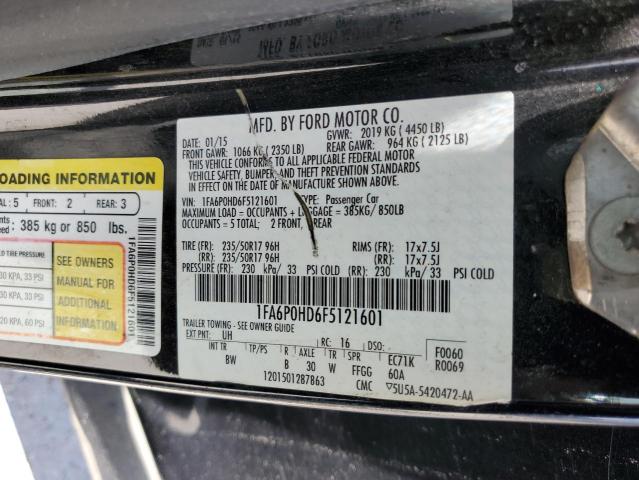 Photo 10 from auction – 2015 FORD FUSION SE with VIN 1FA6P0HD6F5121601