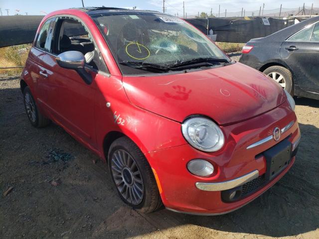 FIAT 500 LOUNGE 2014 with VIN 3C3CFFCR2ET208744 - Photo from auction