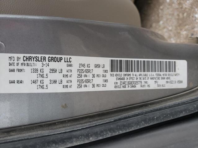 Photo 10 from auction – 2014 CHRYSLER TOWN & COU with VIN 2C4RC1BG8ER325779