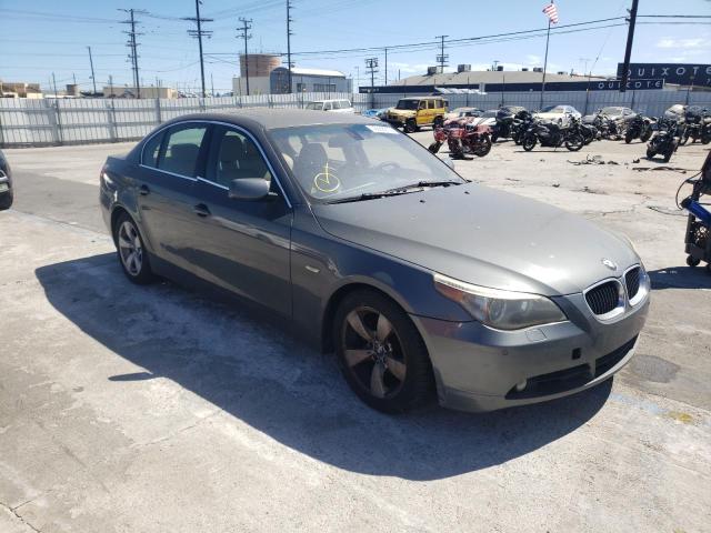 BMW 525 I 2005 with VIN WBANA53505B861677 - Photo from auction