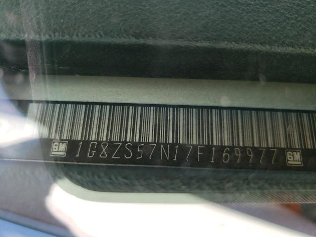 Photo 10 from auction – 2007 SATURN AURA with VIN 1G8ZS57N17F169977