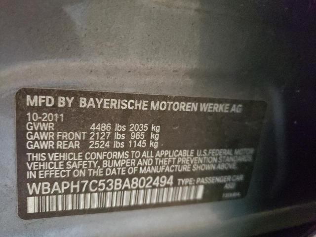 Photo 10 from auction – 2011 BMW 328 I with VIN WBAPH7C53BA802494