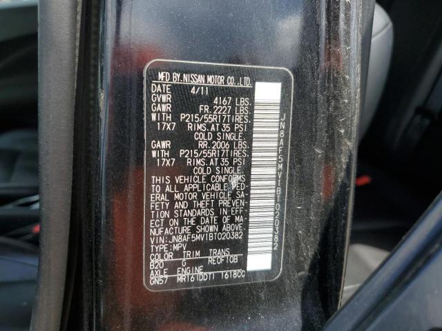 Photo 10 from auction – 2011 NISSAN JUKE S with VIN JN8AF5MV1BT020382