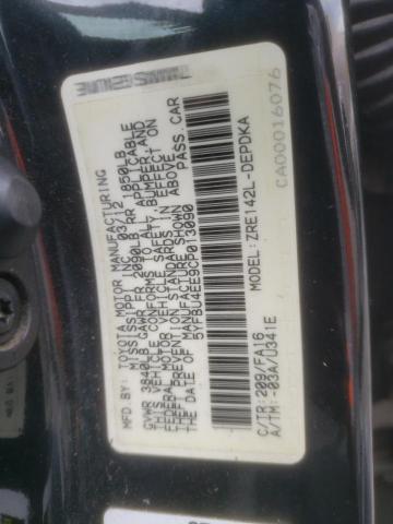 Photo 10 from auction – 2012 TOYOTA COROLLA BA with VIN 5YFBU4EE9CP013090