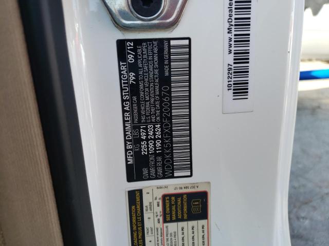 Photo 10 from auction – 2013 MERCEDES-BENZ E 350 with VIN WDDKK5KFXDF200670