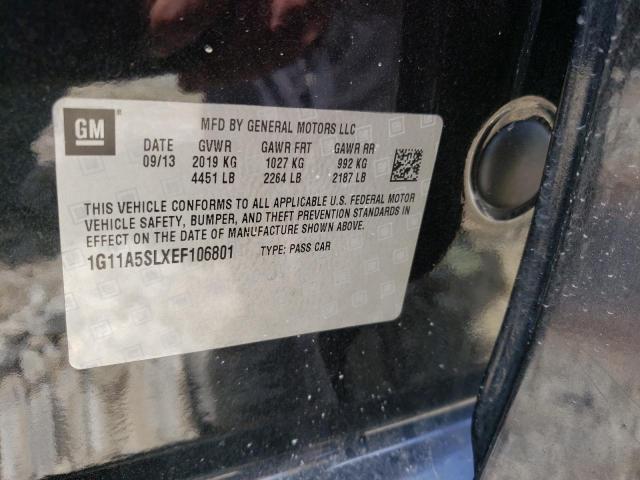 Photo 10 from auction – 2014 CHEVROLET MALIBU LS with VIN 1G11A5SLXEF106801