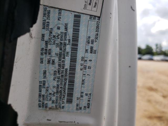 Photo 10 from auction – 2006 FORD ECONOLINE with VIN 1FTNE24WX6DB16986