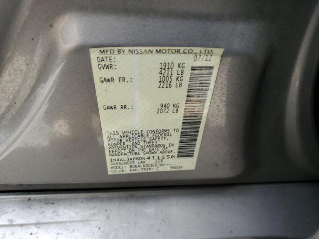 Photo 10 from auction – 2013 NISSAN ALTIMA 2.5 with VIN 1N4AL3AP8DN411556