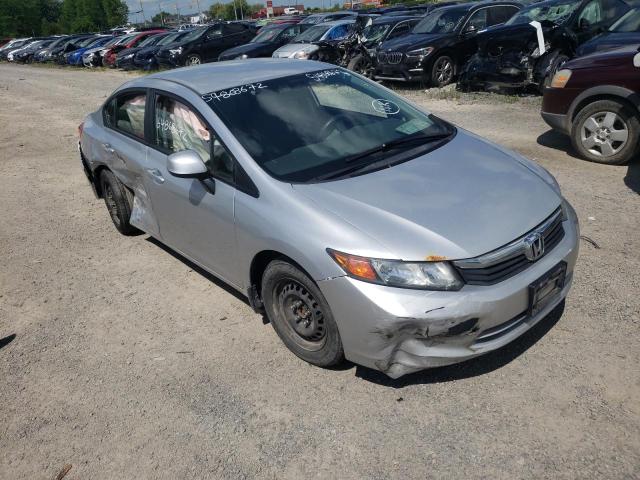 HONDA CIVIC LX 2012 with VIN 2HGFB2F4XCH105592 - Photo from auction