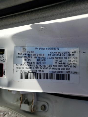 Photo 10 from auction – 2011 MAZDA CX-9 with VIN JM3TB3CV2B0326361