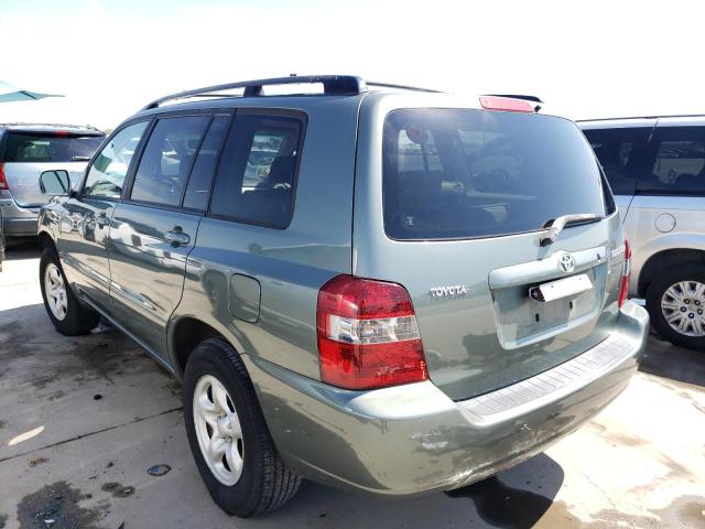 Photo 3 from auction – 2005 TOYOTA HIGHLANDER with VIN JTEGD21A250127034