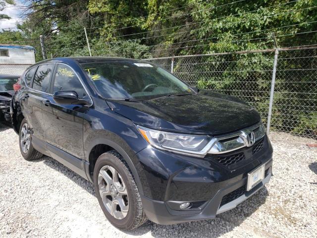 HONDA CR-V EX 2018 with VIN 7FARW2H51JE039611 - Photo from auction