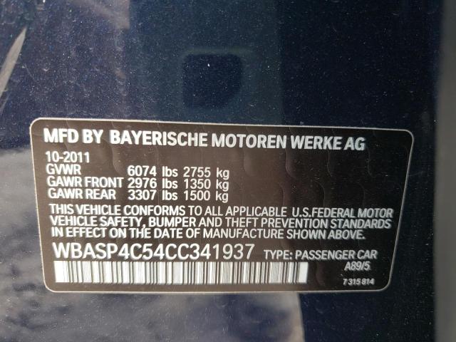 Photo 10 from auction – 2012 BMW UK with VIN WBASP4C54CC341937