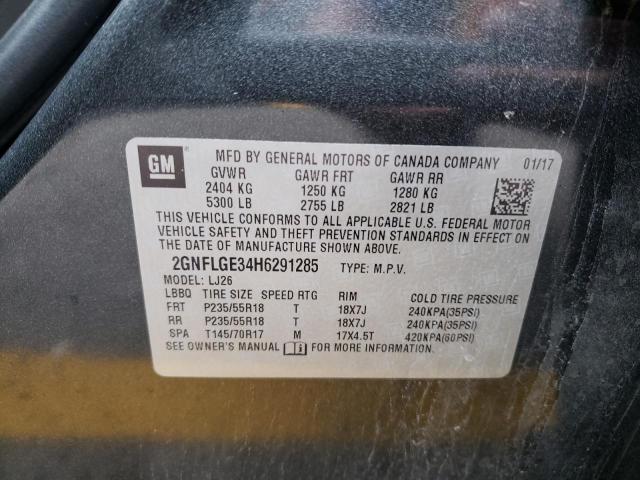 Photo 10 from auction – 2017 CHEVROLET EQUINOX PR with VIN 2GNFLGE34H6291285