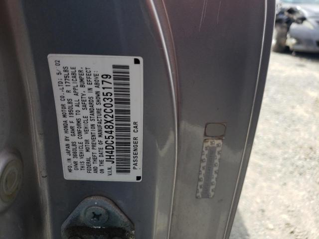 Photo 10 from auction – 2002 ACURA RSX with VIN JH4DC548X2C035179