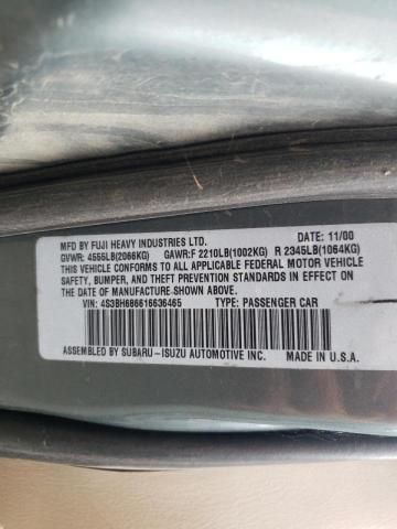 Photo 10 from auction – 2001 SUBARU LEGACY OUT with VIN 4S3BH686616636465