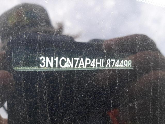 Photo 10 from auction – 2017 NISSAN VERSA S with VIN 3N1CN7AP4HL874498