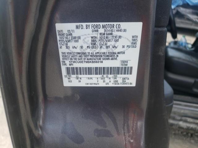 Photo 10 from auction – 2011 FORD ESCAPE LIM with VIN 1FMCU0E79BKB59318
