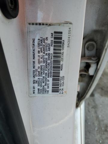 Photo 10 from auction – 2003 TOYOTA COROLLA CE with VIN 1NXBR32E63Z074413