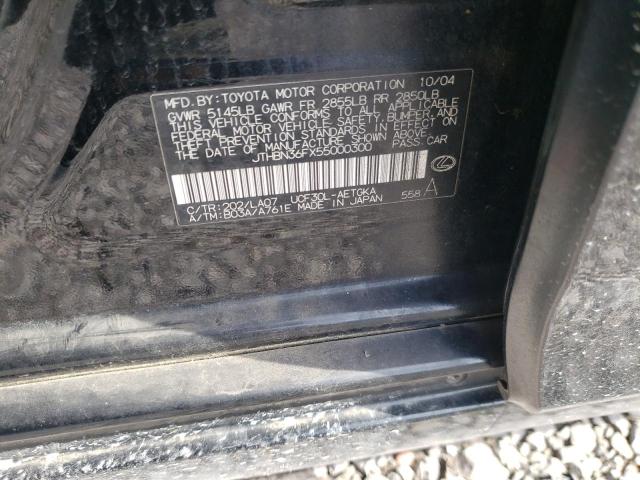 Photo 10 from auction – 2005 LEXUS LS 430 with VIN JTHBN36FX55000300