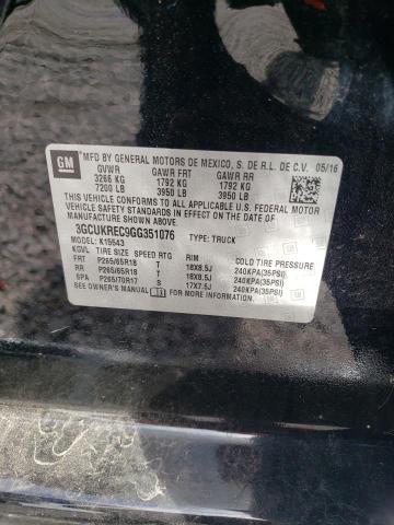 Photo 10 from auction – 2016 CHEVROLET silverado with VIN 3GCUKREC9GG351076