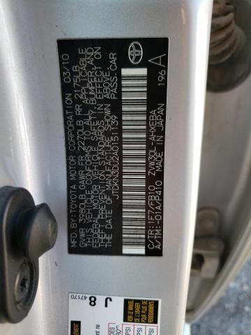 Photo 10 from auction – 2010 TOYOTA PRIUS with VIN JTDKN3DU2A0151139