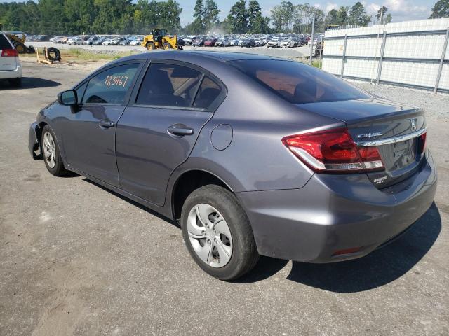 Photo 3 from auction – 2014 HONDA CIVIC LX with VIN 19XFB2F52EE046169