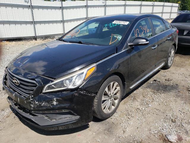 Photo 2 from auction – 2015 HYUNDAI SONATA SPO with VIN 5NPE34AF8FH076262