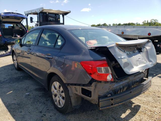 Photo 3 from auction – 2012 HONDA CIVIC LX with VIN 2HGFB2F5XCH566588