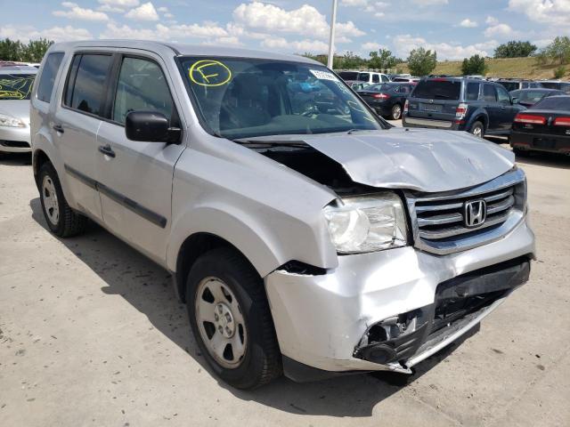 HONDA PILOT LX 2013 with VIN 5FNYF4H21DB062884 - Photo from auction
