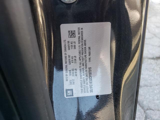 Photo 10 from auction – 2012 CHEVROLET CAMARO LT with VIN 2G1FC1E32C9197315
