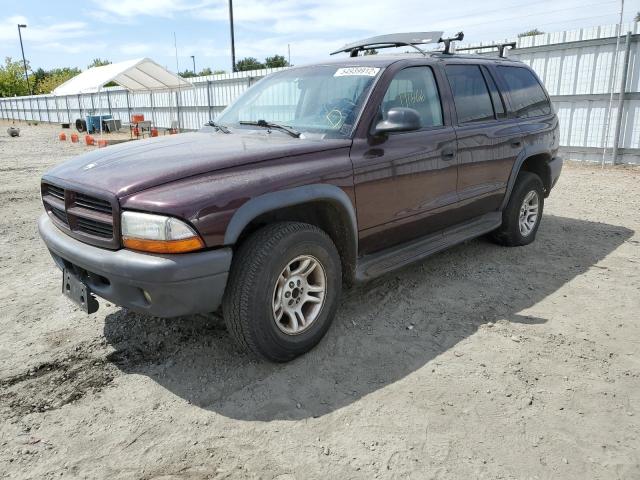 Photo 2 from auction – 2003 DODGE DURANGO SP with VIN 1D4HS38N03F626456