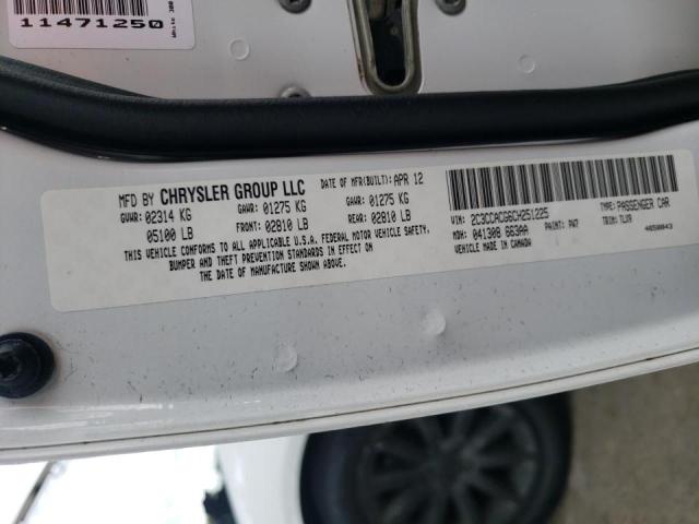 Photo 10 from auction – 2012 CHRYSLER 300 LIMITE with VIN 2C3CCACG6CH251225