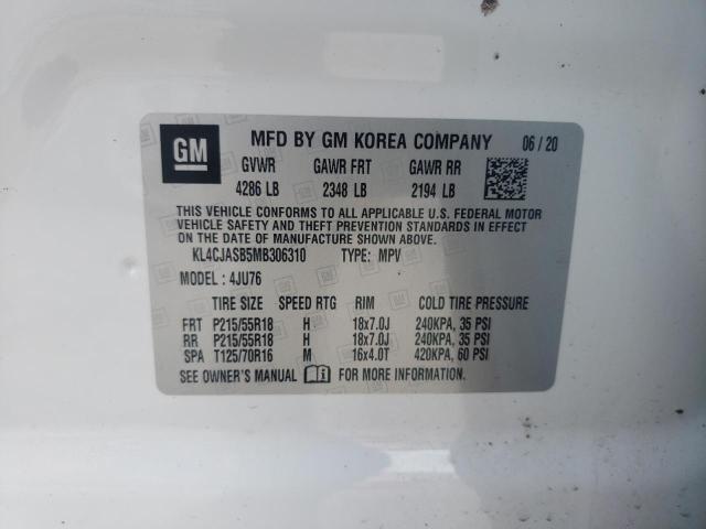 Photo 10 from auction – 2021 BUICK ENCORE PRE with VIN KL4CJASB5MB306310