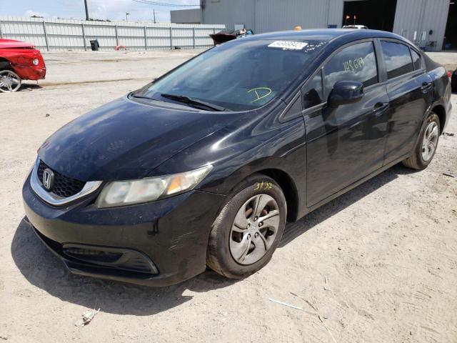Photo 2 from auction – 2013 HONDA CIVIC LX with VIN 19XFB2F5XDE012365