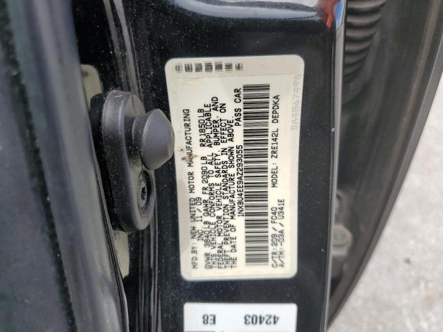 Photo 10 from auction – 2010 TOYOTA COROLLA with VIN 1NXBU4EE9AZ293055