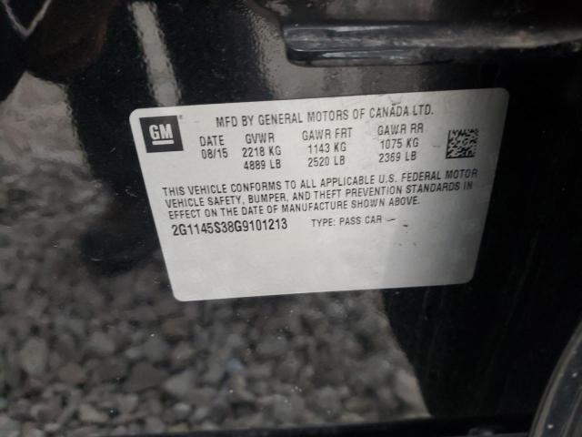 Photo 10 from auction – 2016 CHEVROLET IMPALA with VIN 2G1145S38G9101213