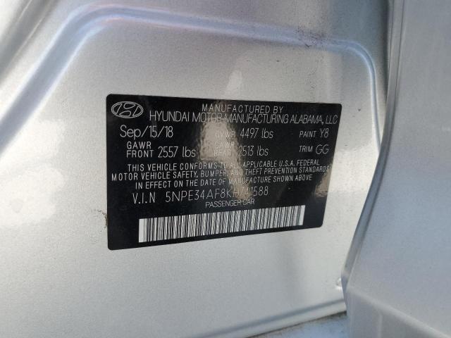 Photo 10 from auction – 2019 HYUNDAI SONATA LIM with VIN 5NPE34AF8KH741588