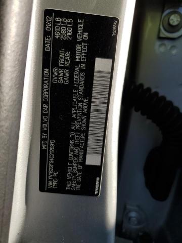 Photo 10 from auction – 2012 VOLVO S60 T5 with VIN YV1622FS4C2126910