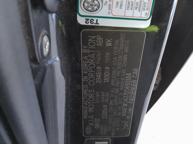 Photo 10 from auction – 2013 KIA FORTE SX with VIN KNAFW5A37D5693184