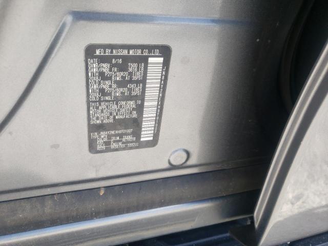 Photo 10 from auction – 2017 NISSAN ARMADA PLA with VIN JN8AY2NEXH9701007