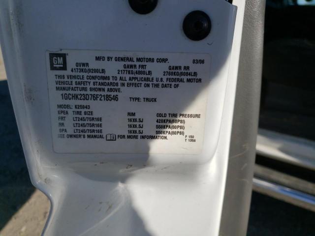 Photo 10 from auction – 2006 CHEVROLET SILVERADO with VIN 1GCHK23D76F218546