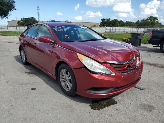 HYUNDAI SONATA GLS 2014 with VIN 5NPEB4AC7EH823194 - Photo from auction