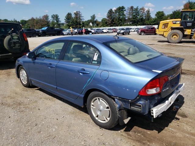 Photo 3 from auction – 2009 HONDA CIVIC HYBR with VIN JHMFA36249S003100