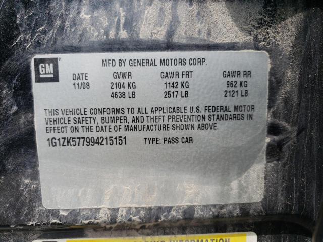 Photo 10 from auction – 2009 CHEVROLET MALIBU with VIN 1G1ZK577994215151
