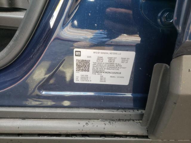 Photo 10 from auction – 2022 CHEVROLET TRAVERSE L with VIN 1GNERFKW2NJ102618