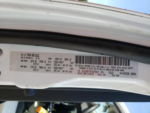 Photo 10 from auction – 2015 RAM 1500 ST with VIN 3C6JR6DT0FG675814