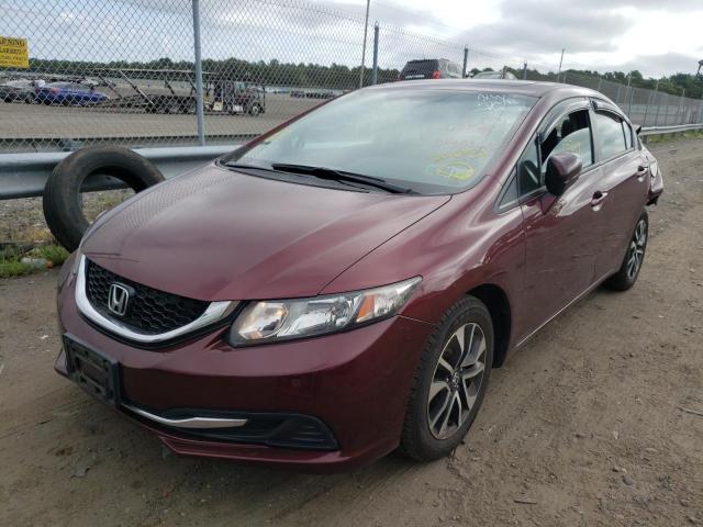Photo 2 from auction – 2015 HONDA CIVIC EX with VIN 19XFB2F88FE204252
