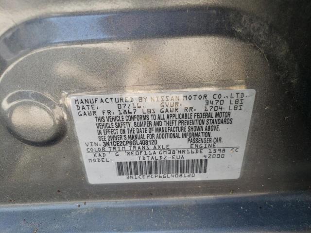 Photo 10 from auction – 2016 NISSAN VERSA NOTE with VIN 3N1CE2CP6GL408120